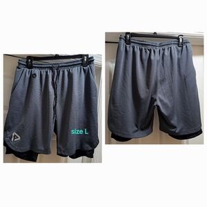 2 in 1 Men's Gym Shorts